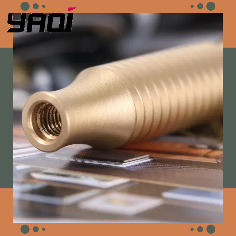 Safety Razor Handle - Sicherheitsrasierergriff YAQI Rasierergriff aus massivem Messing